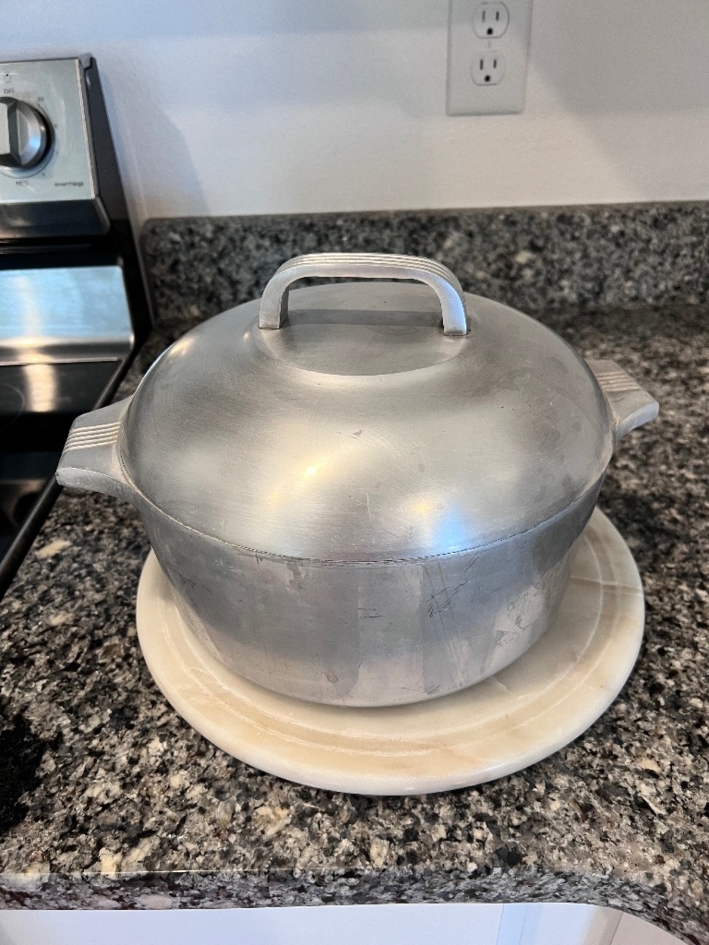 Vintage Wagner Ware Magnalite 4248-P Roaster w/ Lid & Trivet Sidney O 5 Quarts